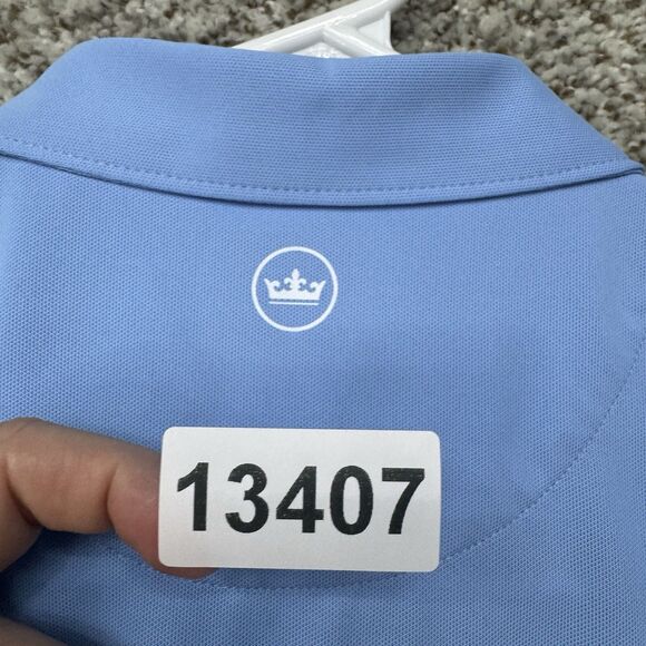 Peter Millar Womens Sleeveless Banded Polo Shirt Womens Small Blue New With Tags - Picture 13 of 13